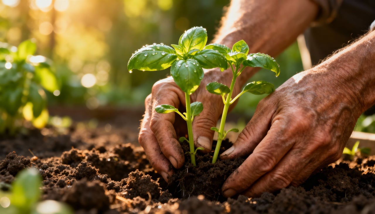 O manjericão desponta como a espécie mais associada à atração de prosperidade