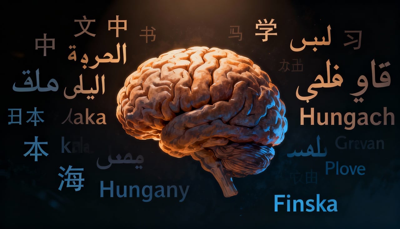 A complexidade de um idioma não depende apenas da gramática