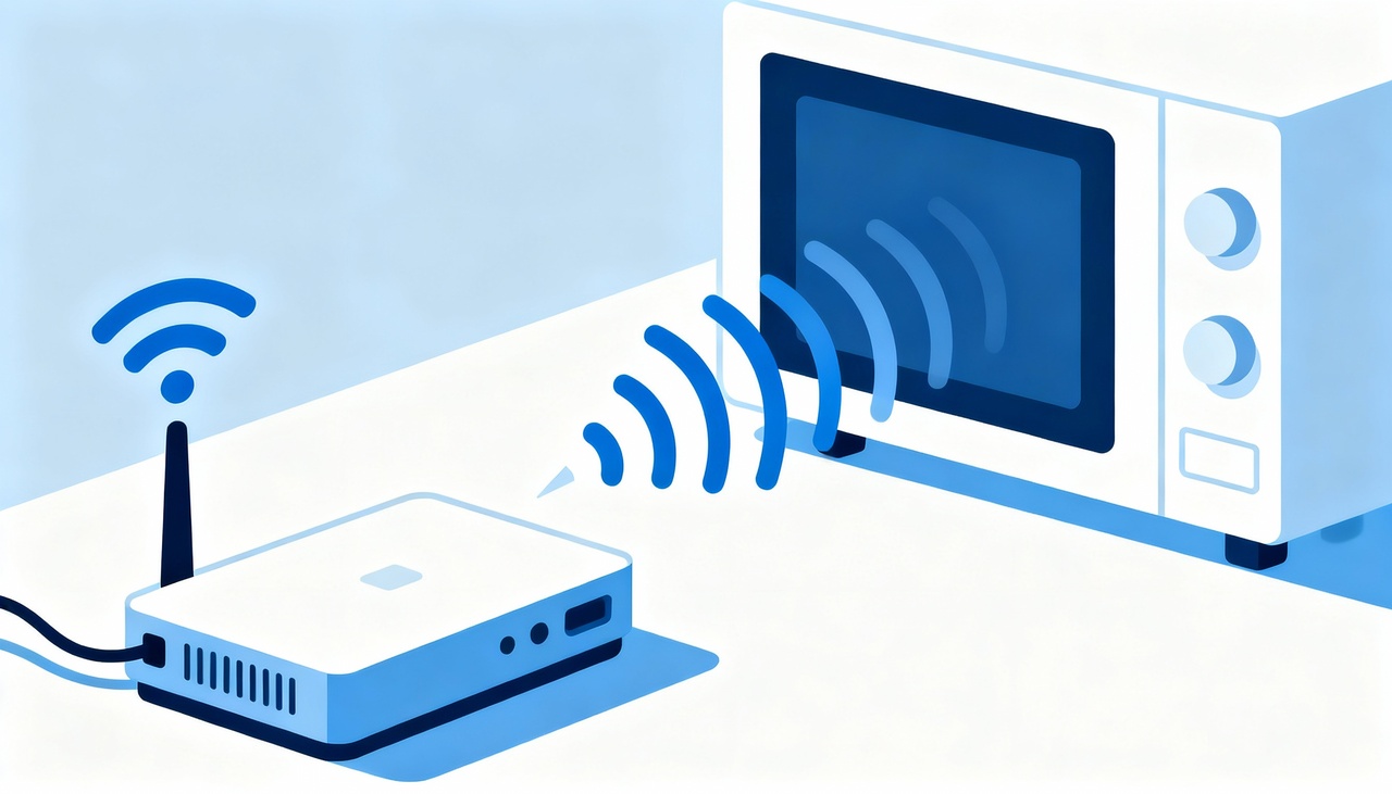 A principal razão está na coincidência de faixas de frequência