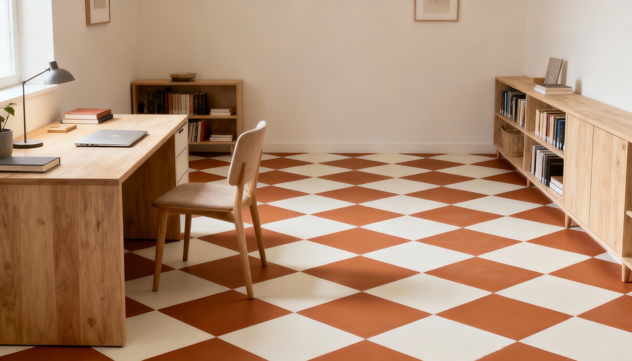 A pintura de piso resolve problemas de quem busca renovação rápida sem enfrentar quebra-quebra