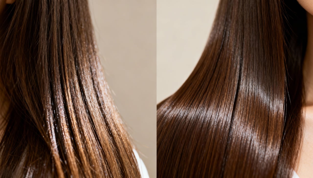 A ponta dupla, conhecida como tricoptilose, se forma quando a cutícula do fio se parte e a fibra capilar se divide ao meio