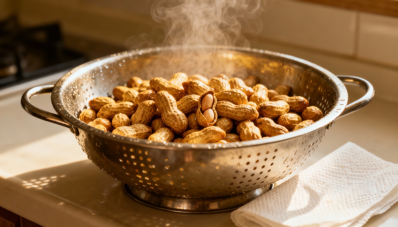 O amendoim tende a queimar rapidamente porque possui alta concentração de óleos naturais