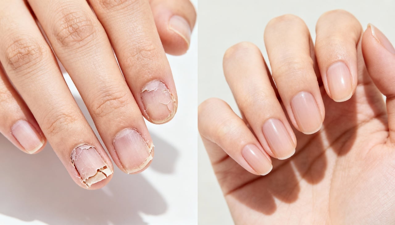 O esmalte com fibras de bambu age graças à capacidade do bambu de oferecer nutrientes essenciais, como a sílica