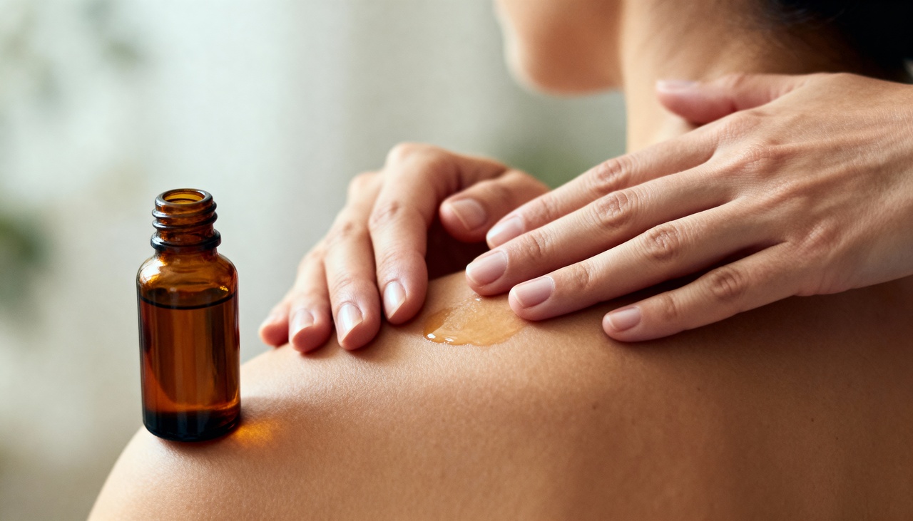 O benefício de um óleo essencial para aliviar tensão muscular rapidamente se fundamenta em compostos bioativos