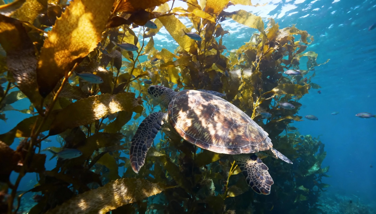 O segredo da riqueza do Mar dos Sargaços está nos chamados “arquipélagos aquáticos”, formados pelas extensas massas de algas Sargassum