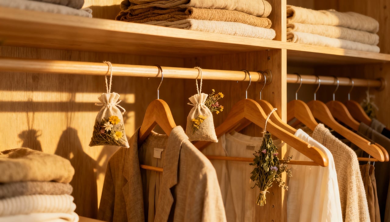 Traças e outros insetos costumam evitar aromas intensos, especialmente de plantas aromáticas como lavanda, cedro e louro