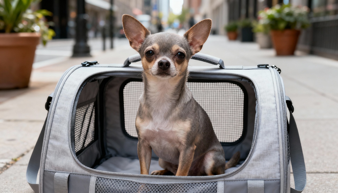 O chihuahua chama a atenção pelo porte mínimo e personalidade vigorosa