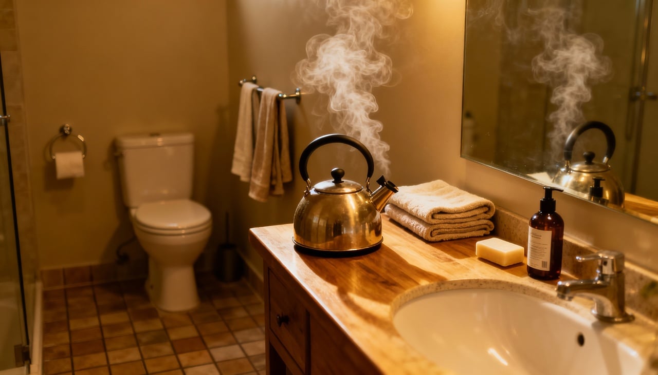 Quando tomamos banho, especialmente com água quente, o corpo sente um relaxamento físico e mental