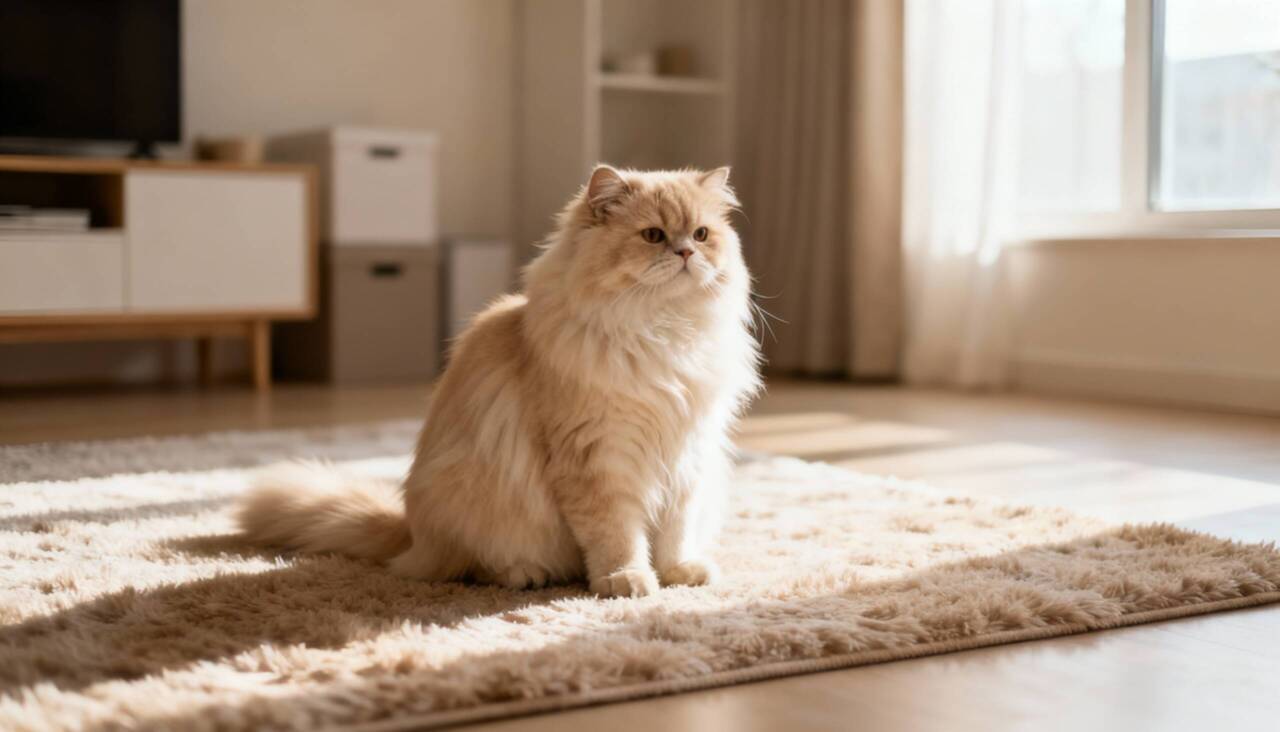 O porte elegante e o pelo longo são marcas registradas do gato persa