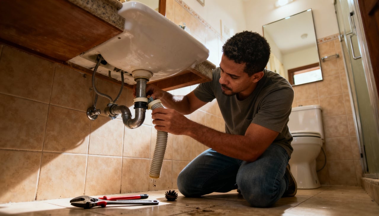 Restos de alimento, acúmulo de gordura e fios de cabelo estão entre os principais agentes que dificultam o escoamento da água