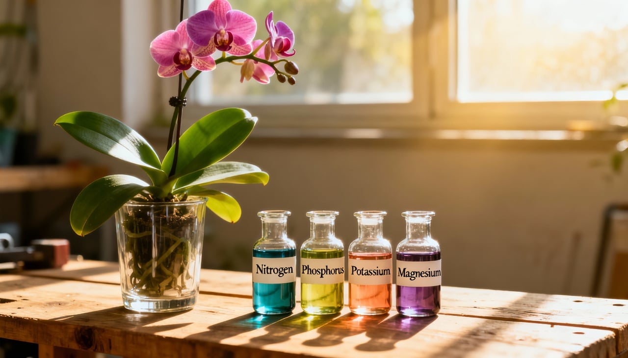 Entre os elementos fundamentais para o crescimento das orquídeas estão nitrogênio, fósforo e potássio