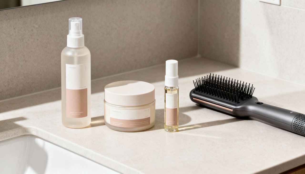 O uso de secadores e chapinhas promove a evaporação da água natural da fibra capilar