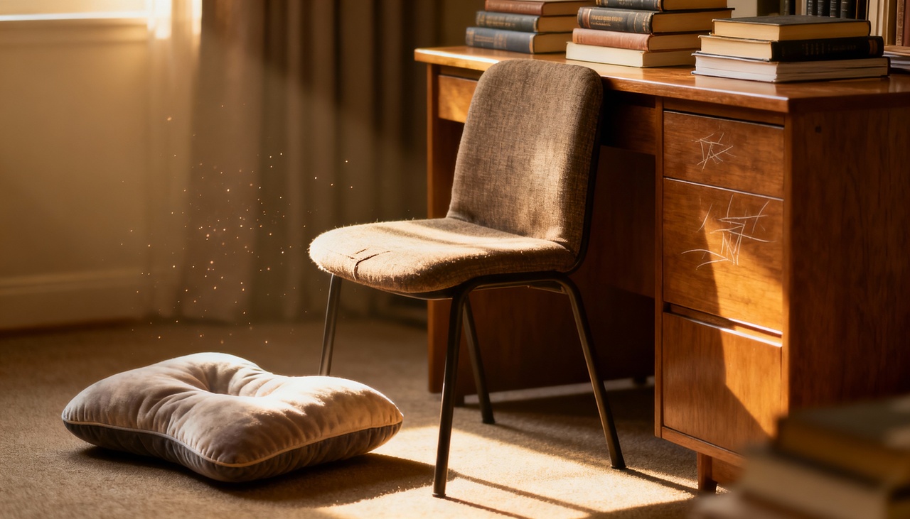 A principal causa do pescoço travado está ligada à posição da cabeça constantemente inclinada para frente, comum ao focar em telas e livros