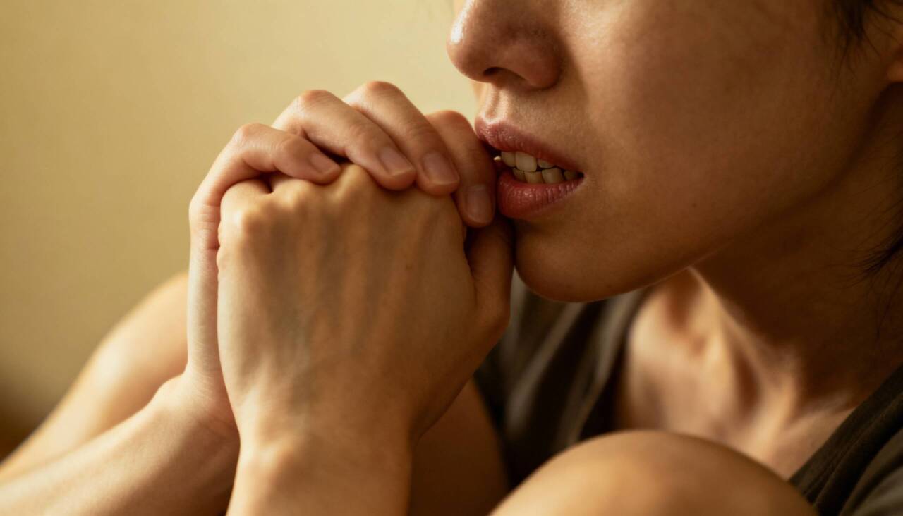 O ato de roer a pele dos lábios geralmente acontece como uma resposta involuntária a estados de ansiedade