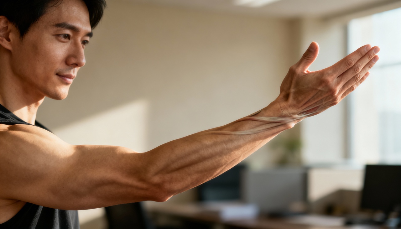 O esforço repetido dos músculos do antebraço, especialmente de quem digita por horas sem pausa