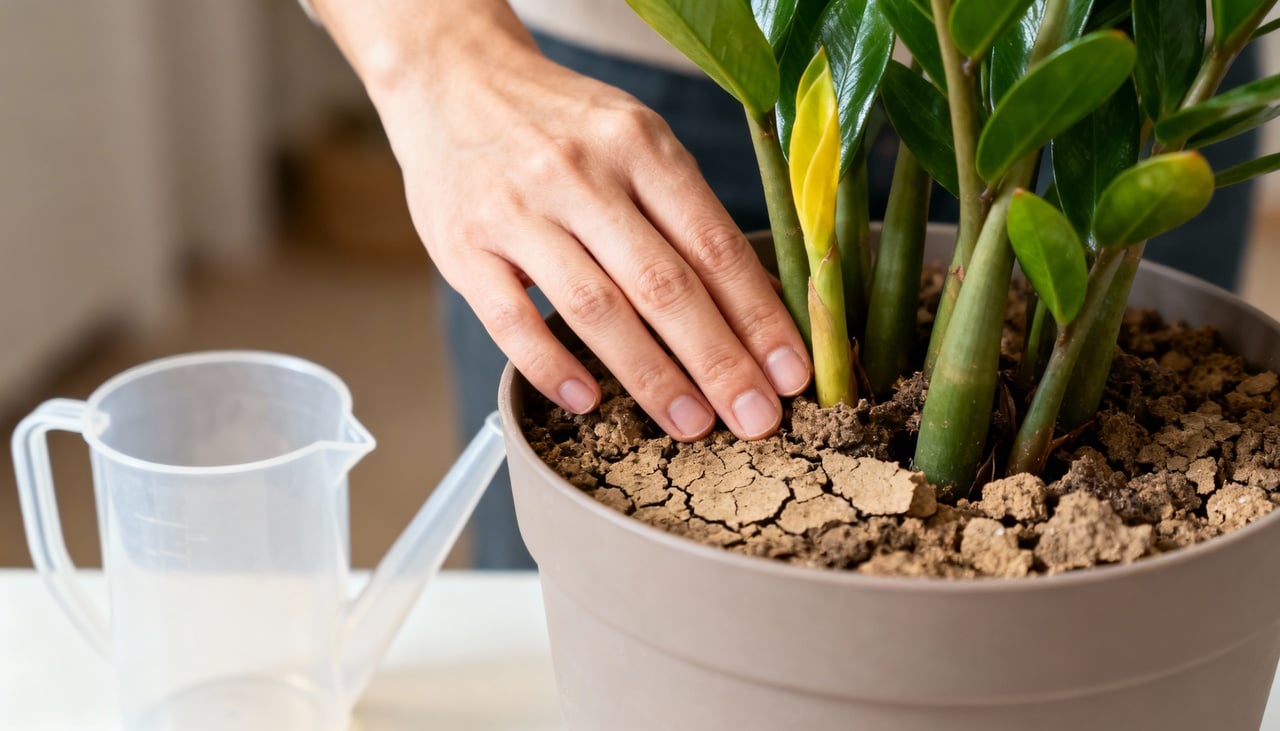 O amarelamento das folhas do zamioculca pode ter várias causas