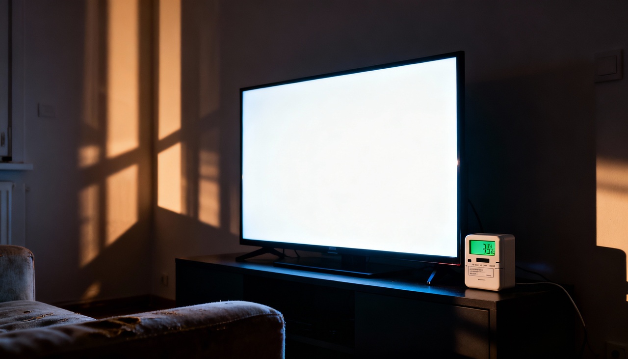 Manter a TV funcionando sem pausas representa um aumento importante no consumo de energia