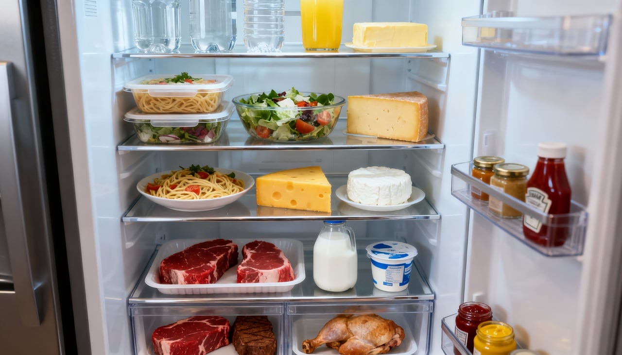 O seletor numerado de um a cinco ou sete representa a intensidade de funcionamento do compressor