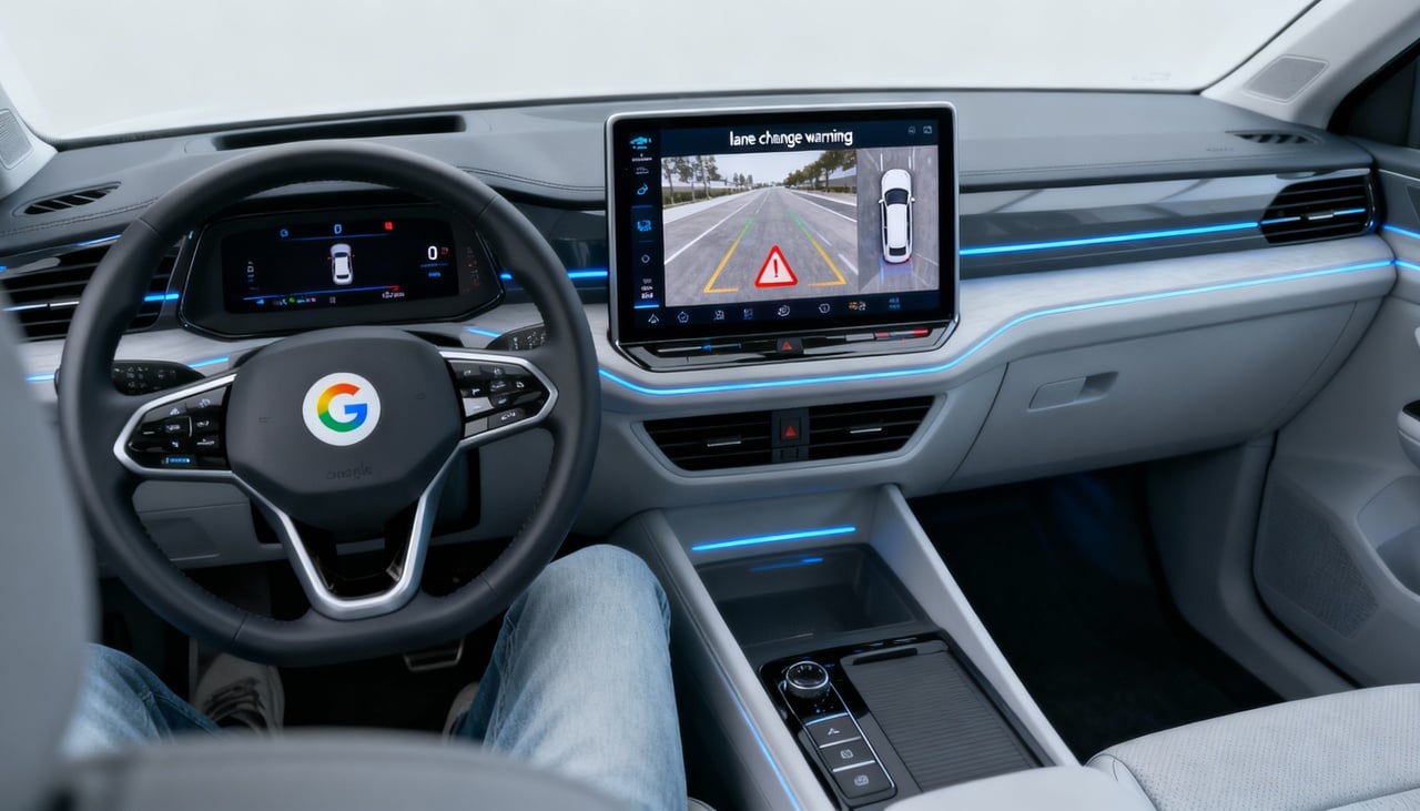 O recurso utiliza sensores e câmeras do próprio veículo, processando as informações por meio da IA Gemini