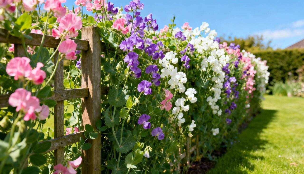 A ervilha-de-cheiro de cheiro beneficia o jardim ao atuar indiretamente no controle de pragas