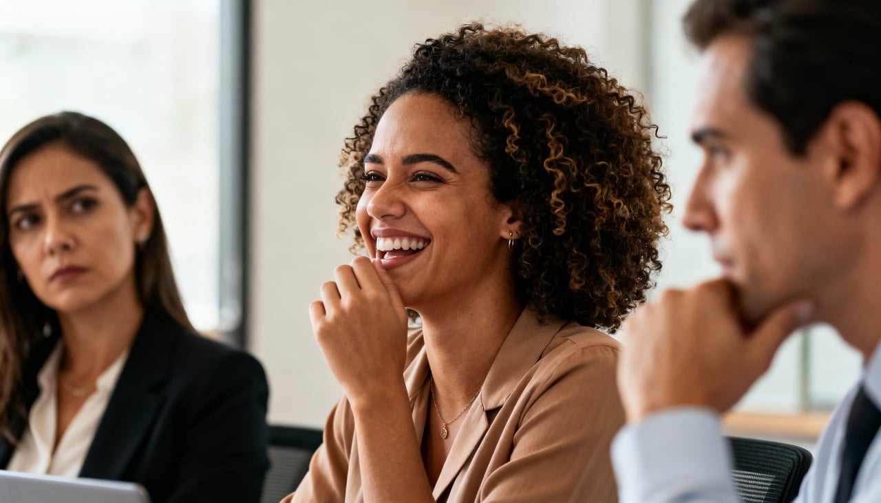 A chamada risada nervosa costuma aparecer quando emoções e expectativas entram em conflito durante eventos embaraçosos ou tensos