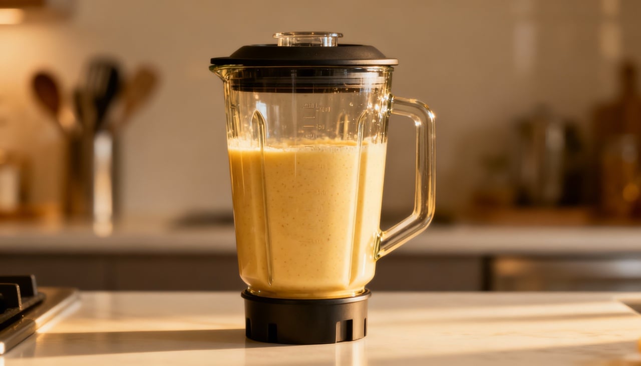 O fenômeno ocorre devido ao movimento intenso das lâminas internas, que giram em alta velocidade