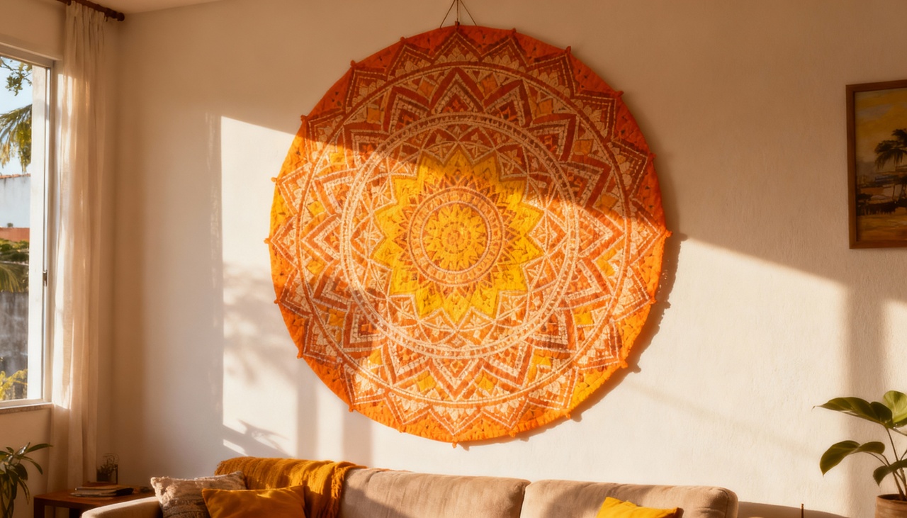 A palavra “mandala” vem do sânscrito e traz a ideia de círculo sagrado, representando a totalidade do universo e simbolizando a energia que conecta tudo ao redor