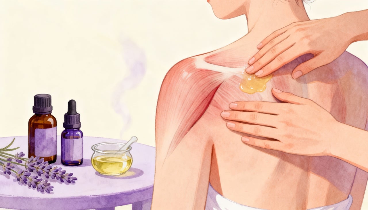 Alguns óleos essenciais, aplicados diretamente na pele com uso de óleo carreador
