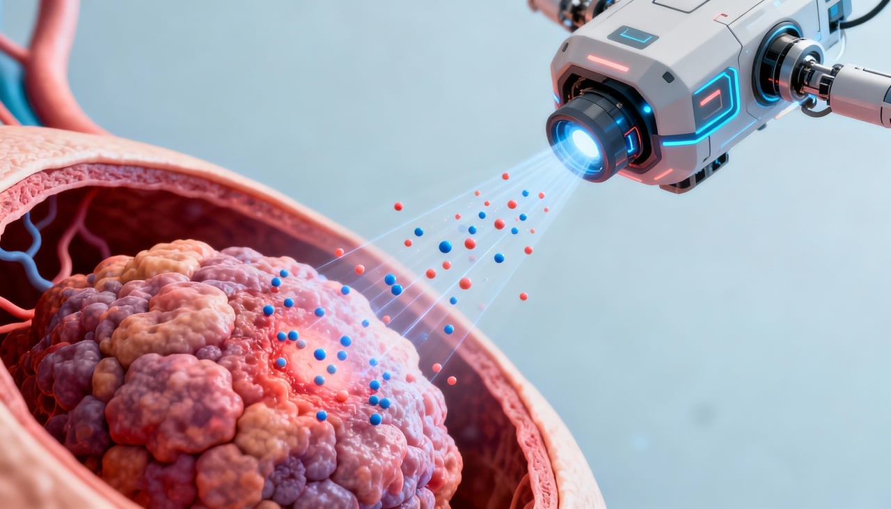 A base tecnológica desses microrrobôs une materiais inovadores e estratégias avançadas de propulsão e navegação – Imagem ilustrativa