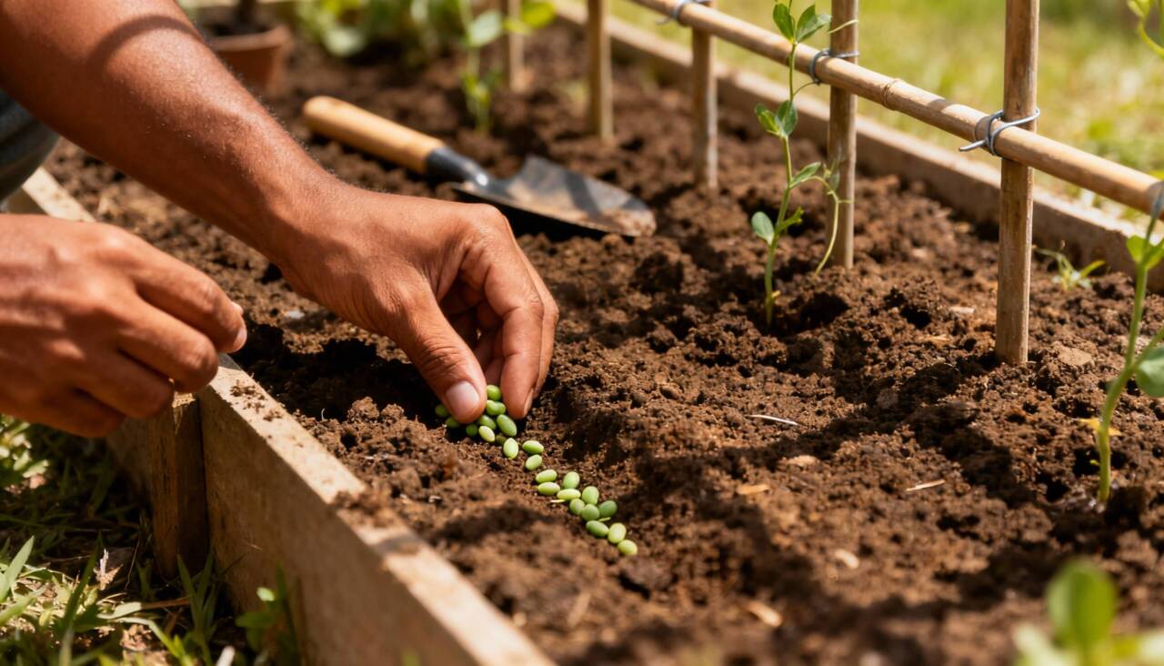 A ervilha-de-cheiro de cheiro beneficia o jardim ao atuar indiretamente no controle de pragas