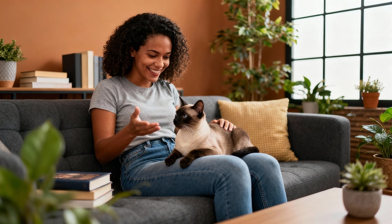 A personalidade autossuficiente do gato siamês é resultado de sua história e genética