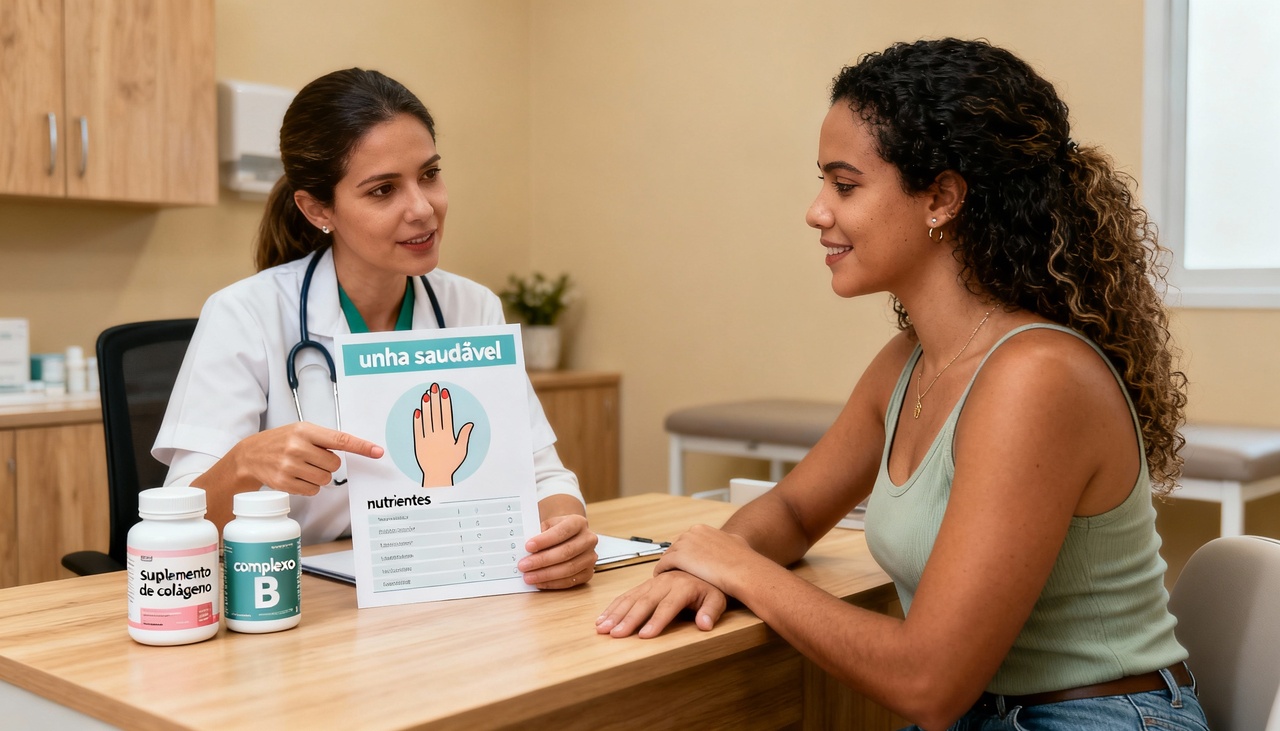 A composição das unhas mostra que seu fortalecimento depende da saúde interna