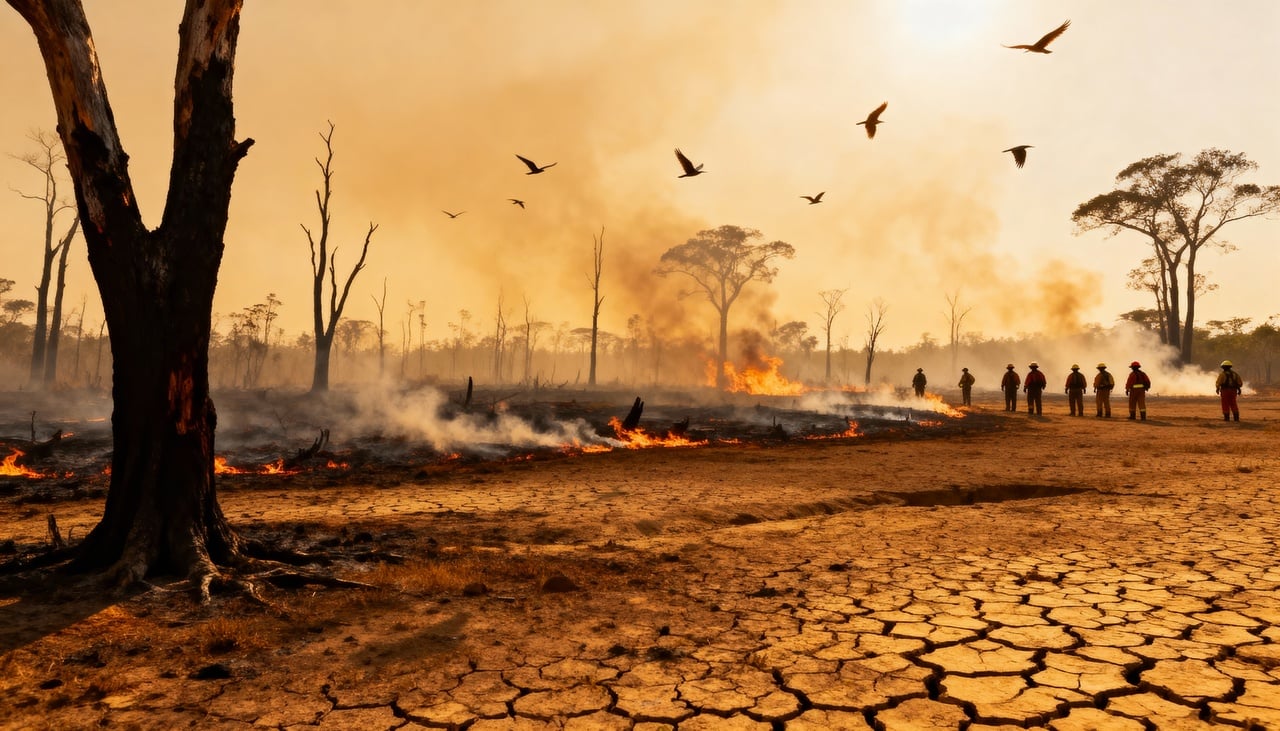 O território brasileiro sempre teve variações naturais, mas a intensidade dos eventos mudou drasticamente – Imagem ilustrativa