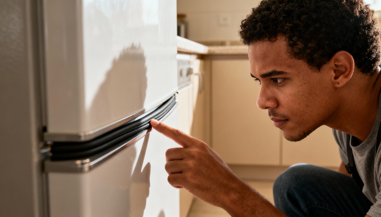 Quando a borracha acumula sujeira, pequenas frestas permitem a saída do ar frio e obrigam o motor a trabalhar por mais tempo