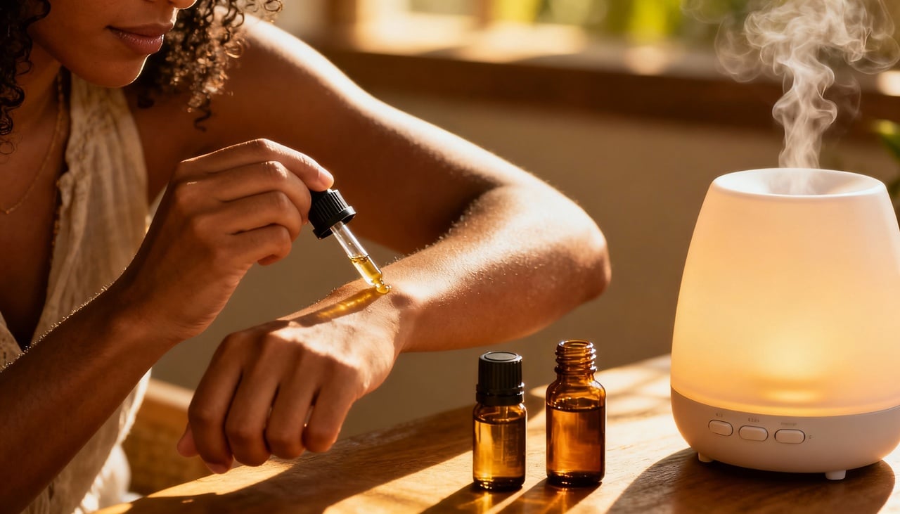 A união de essências aromáticas ajuda a promover um ambiente mais leve