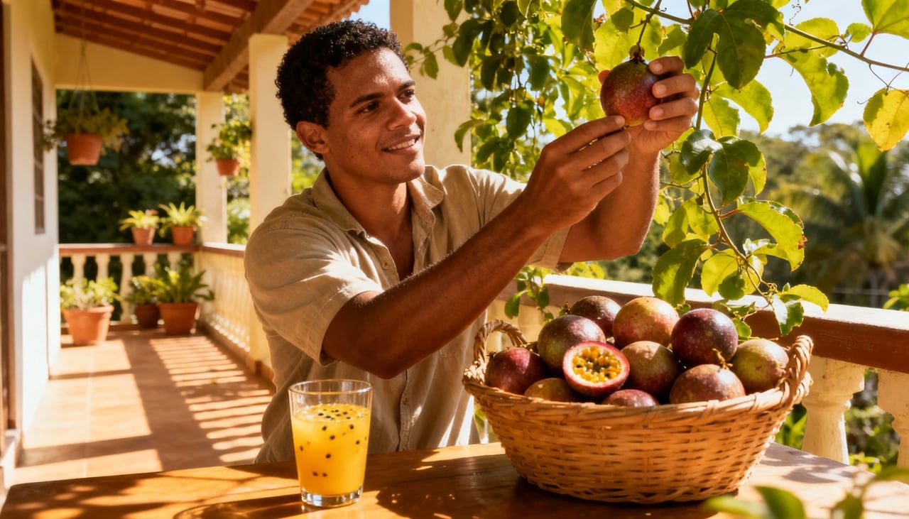 O maracujá se adapta bem a diferentes regiões do Brasil e cresce rapidamente com poucos cuidados