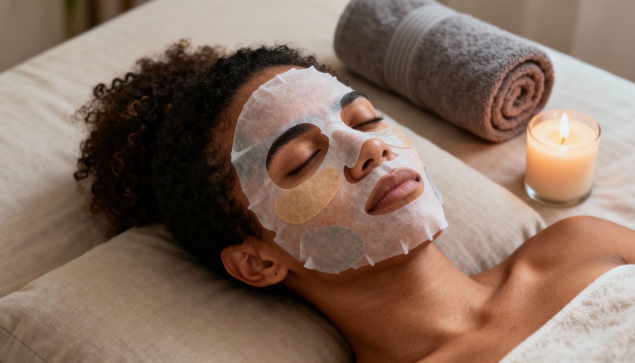 Multi-masking é a técnica de aplicar máscaras faciais distintas em áreas específicas do rosto