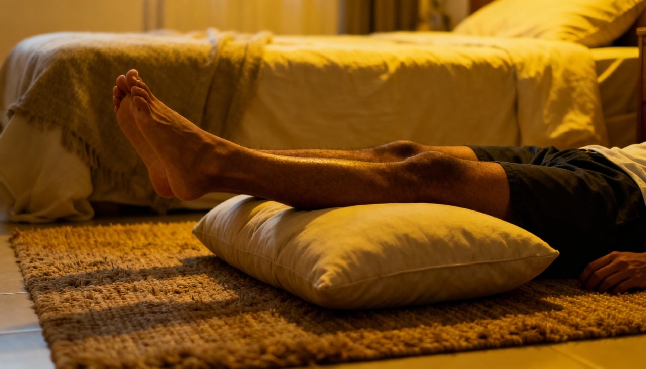 As pernas pesadas geralmente ocorrem devido ao acúmulo de sangue nas veias