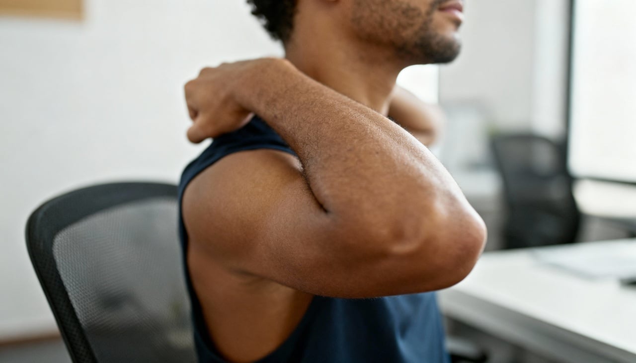 Sessões prolongadas na frente do monitor, com o pescoço inclinado para baixo ou ombros elevados, sobrecarregam a musculatura dessas regiões