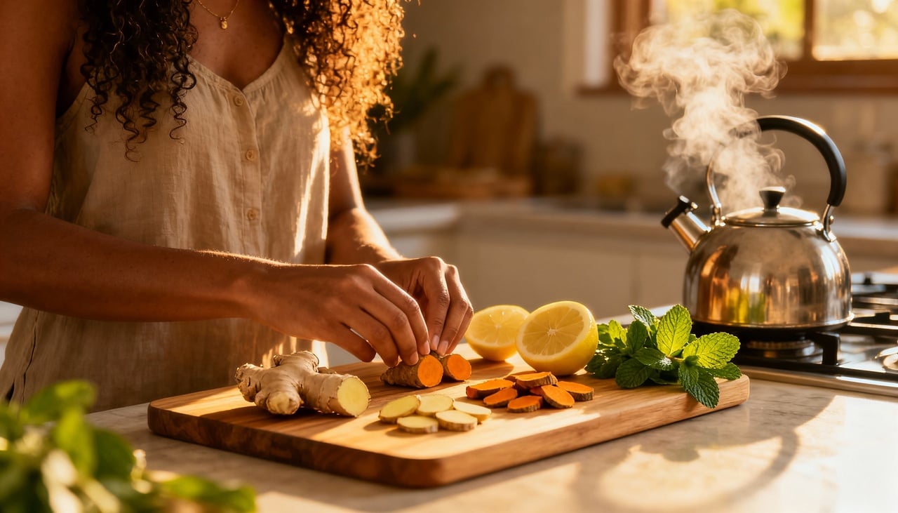 O chá com ingredientes termogênicos e aromáticos favorece reações que contribuem para a resposta imunológica