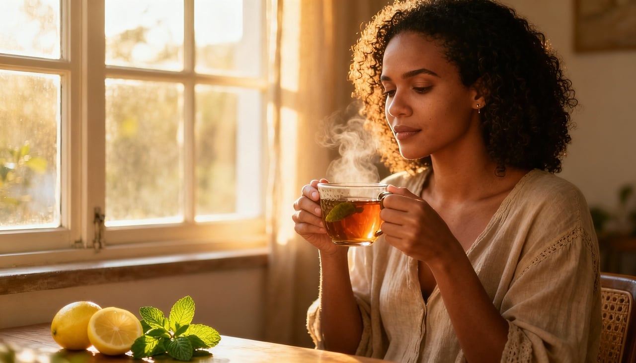 O chá com ingredientes termogênicos e aromáticos favorece reações que contribuem para a resposta imunológica