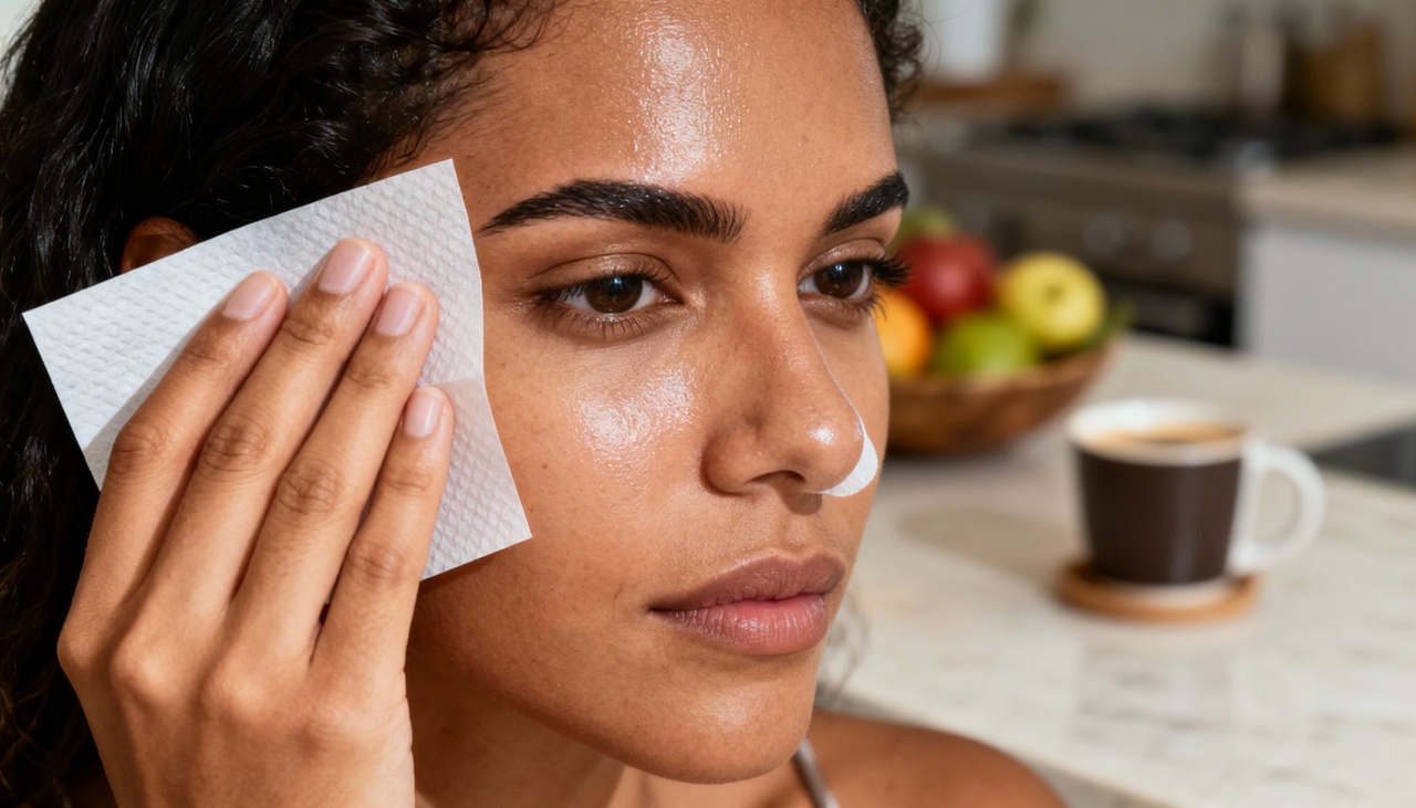 A região T é conhecida pela intensa produção de sebo, devido à alta presença de glândulas sebáceas