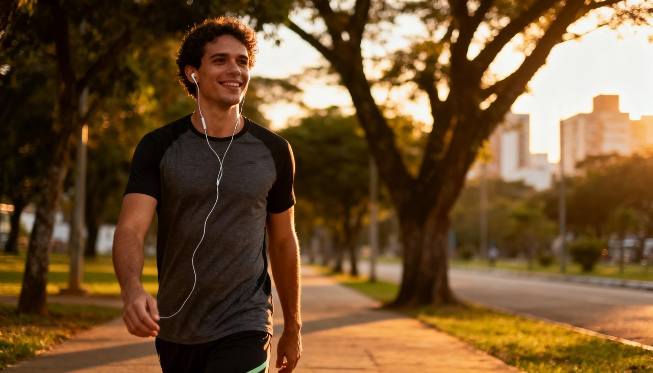 A prática de atividades físicas leva à liberação de neurotransmissores que proporcionam sensação de prazer e tranquilidade