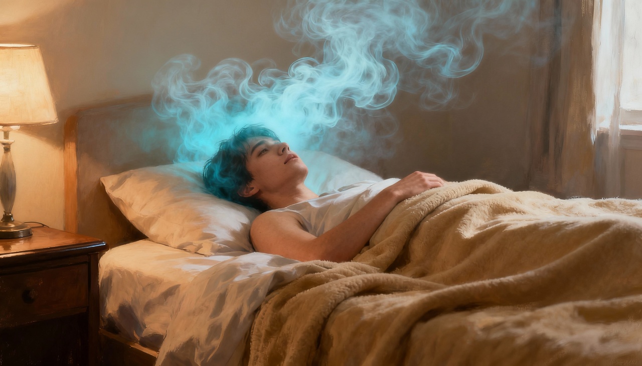 Durante o sono, o cérebro passa por diferentes fases, e os sonhos mais vívidos costumam ocorrer no sono REM