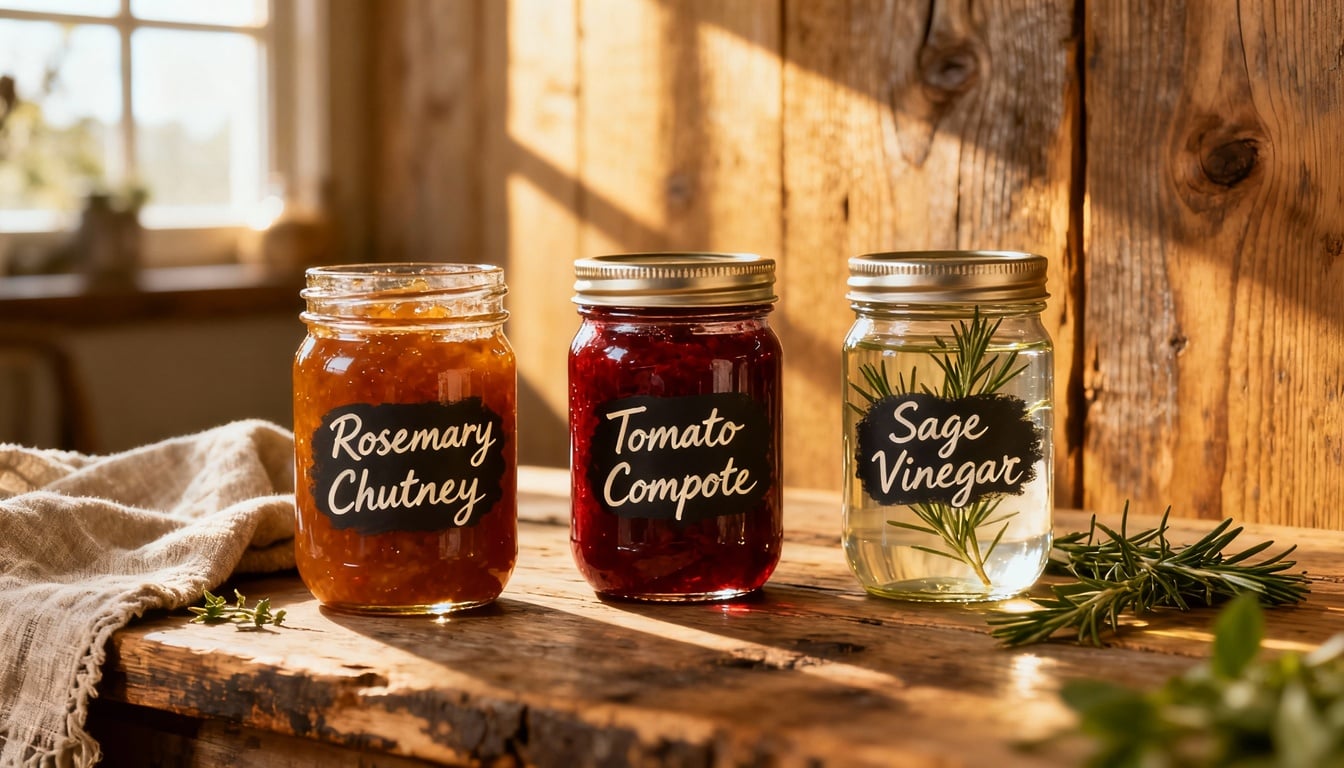 Diversas opções de presentes caseiros estão ao alcance até mesmo de quem cultiva apenas algumas ervas