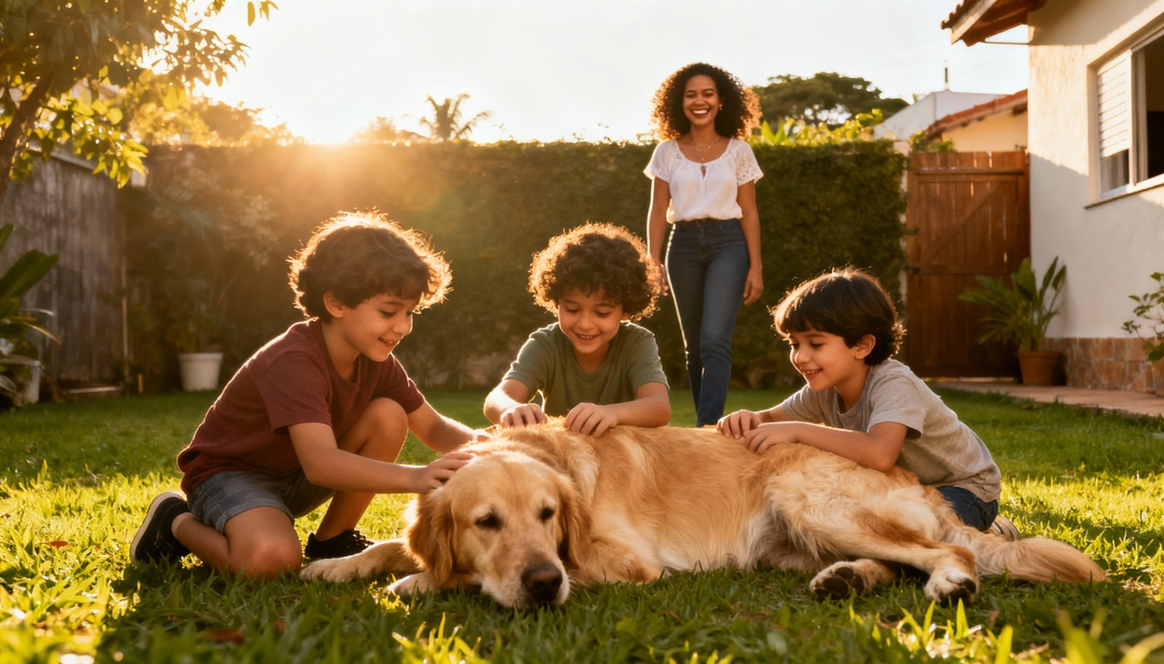 Muitos especialistas em comportamento animal classificam o Golden Retriever como um verdadeiro “cavalheiro”