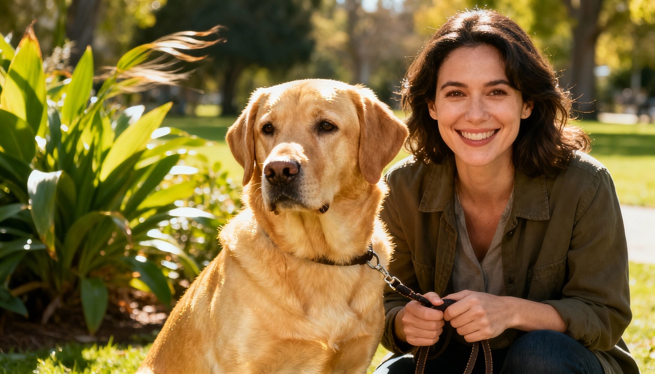 O Labrador Retriever é conhecido por seu comportamento leal e protetor, desenvolvendo um forte apego aos tutores