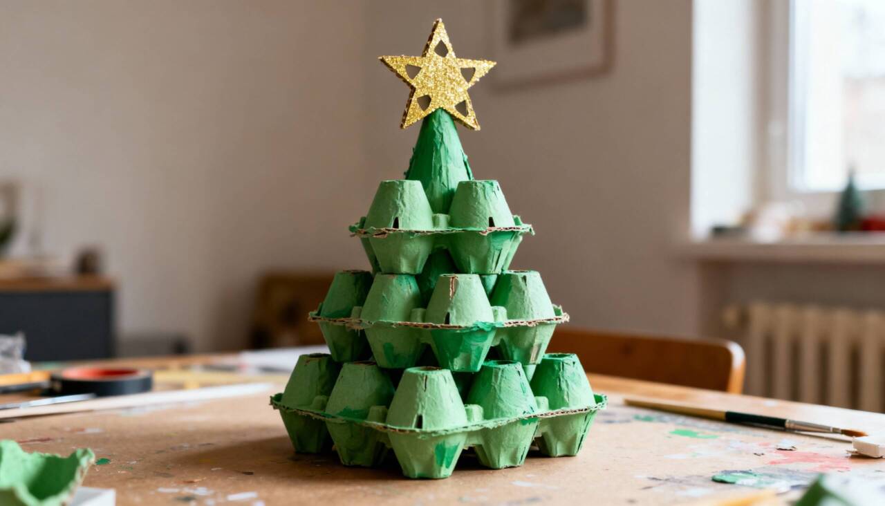 Este artesanato natalino une economia, consciência ambiental e originalidade em um único projeto