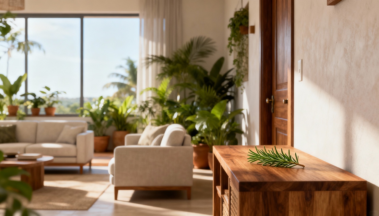 O Feng Shui orienta que o posicionamento estratégico do alecrim dentro de casa tem grande influência na circulação de energia e prosperidade