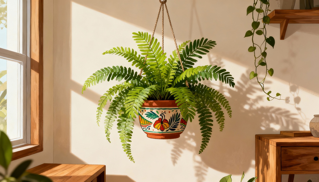 A samambaia espada é associado à fartura e boa sorte, tradição presente em diferentes culturas